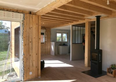 Aménagement intérieur maison bois - Le Passage