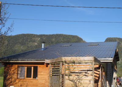 Couverture bac acier - la chapelle en versons